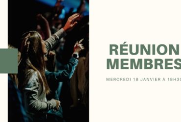 Réunion LEADERSHIP Mardi 18 janvier 2023 – 18h30