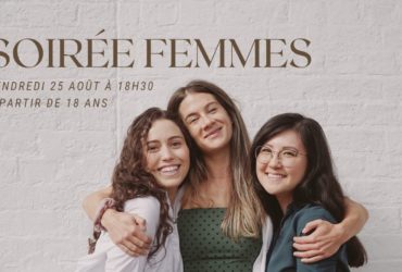 Réunion FEMMES Vendredi 25 août 2023 – 18h30